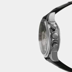 Omega Black Stainless Steel De Ville 4847.50.31 Automatic Men's Wristwatch 41 mm
