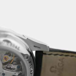 Omega Black Stainless Steel De Ville 4847.50.31 Automatic Men's Wristwatch 41 mm