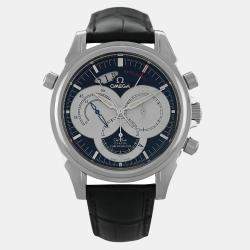 Omega Black Stainless Steel De Ville 4847.50.31 Automatic Men's Wristwatch 41 mm