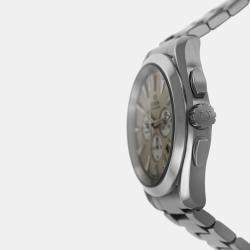 Omega Cream Stainless Steel Seamaster Aqua Terra 231.10.44.50.09.001 Automatic Men's Wristwatch 44 m