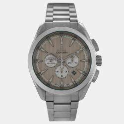Omega Cream Stainless Steel Seamaster Aqua Terra 231.10.44.50.09.001 Automatic Men's Wristwatch 44 m
