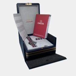 Pre Owned Omega White Stainless Steel Seamaster 212.32.41.20.04.00 Automatic Men's Wristwatch 41 mm