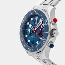 Pre-Owned Omega Seamaster Diver 300M Chronograph America's Cup Men's Watch 44 mm