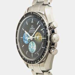 Omega Black Stainless Steel Speedmaster Moonwatch 3577.50.00 Manual Winding Men's Wristwatch 42 mm