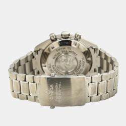 Omega Black Stainless Steel Speedmaster Moonwatch 3577.50.00 Manual Winding Men's Wristwatch 42 mm
