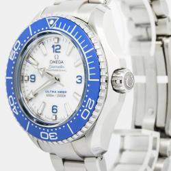 Omega Seamaster Planet Ocean Ultra 215.30.46.21.04.001 Automatic White Stainless Steel Men's Wristwatch 46mm
