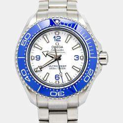 Omega Seamaster Planet Ocean Ultra 215.30.46.21.04.001 Automatic White Stainless Steel Men's Wristwatch 46mm