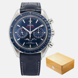 Omega Speedmaster Moonphase 304.33.44.52.03.001 Automatic Blue Stainless Steel Men's Wristwatch 44mm