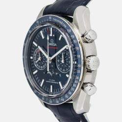 Omega Speedmaster Moonphase 304.33.44.52.03.001 Automatic Blue Stainless Steel Men's Wristwatch 44mm