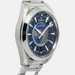 Omega Seamaster Aqua Terra 220.10.43.22.03.001 Automatic Blue Stainless Steel Men's Wristwatch 43mm