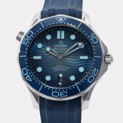 Omega Seamaster 210.32.42.20.03.002 Automatic Blue Stainless Steel Men's Wristwatch 42 mm