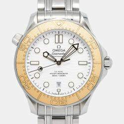 Omega Seamaster 522.21.42.20.04.001 Automatic White 18k Yellow Gold Stainless Steel Men's Wristwatch 43 mm