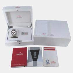 Pre Owned Omega Speedmaster 522.30.42.30.04.001 Manual Winding Silver Stainless Steel Men's Wristwatch 42 mm