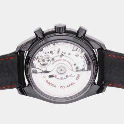 مملوكة مسبقًا Pre-Owned Omega Speedmaster Moonwatch Dark Side of the Moon Chronograph 311.92.44.51.01.003 Automatic Black Ceramic Men's Wristwatch 44 mm