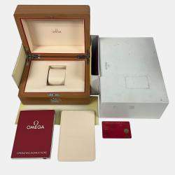 Pre Owned Omega Seamaster Planet Ocean 215.90.44.21.99.001 Automatic Grey Titanium Men’s Wristwatch 43 mm