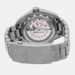 Pre Owned Omega Seamaster Planet Ocean 215.90.44.21.99.001 Automatic Grey Titanium Men’s Wristwatch 43 mm
