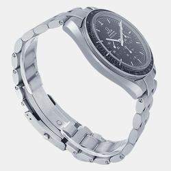 Pre Owned Omega Speedmaster Moonwatch 311.30.42.30.01.006 Black Stainless Steel Men’s Wristwatch 42 mm