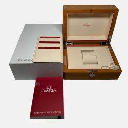 Pre Owned Omega Seamaster Planet Ocean 215.63.40.20.13.001 Automatic Brown 18k Rose Gold Men’s Wristwatch 39 mm