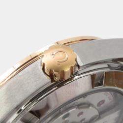 Pre Owned Omega Seamaster Aqua Terra 231.20.39.22.06.001 Automatic Grey 18k Rose Gold Stainless Steel Men's Wristwatch 38.5 mm