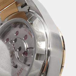 Pre Owned Omega Seamaster Aqua Terra 231.20.39.22.06.001 Automatic Grey 18k Rose Gold Stainless Steel Men's Wristwatch 38.5 mm