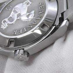 Pre Owned Omega Seamaster Aqua Terra 231.10.39.60.06.001 Quartz Grey Stainless Steel Men's Wristwatch 38.5 mm