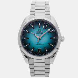 Pre Owned ساعة يد رجالية أوميغا سيماستر أكوا تيرا 150م 220.10.41.21.03.006 مستخدمة