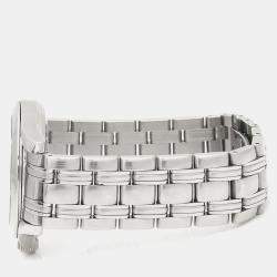 Pre Owned Omega Seamaster Quartz Silver Stainless Steel Men's Wristwatch 36.5 mm