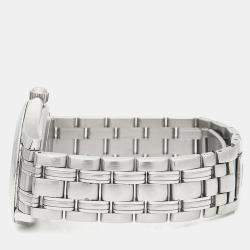 Pre Owned Omega Seamaster Quartz Silver Stainless Steel Men's Wristwatch 36.5 mm