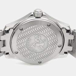 Pre Owned Omega Seamaster Quartz Stainless Steel Men's Wristwatch 36 mm