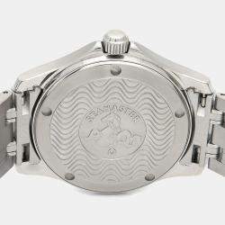 Pre Owned Omega Seamaster Quartz Stainless Steel Men's Wristwatch 35.5 mm