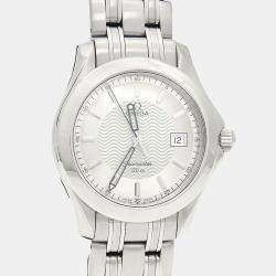 Pre Owned Omega Seamaster Quartz Stainless Steel Men's Wristwatch 35.5 mm