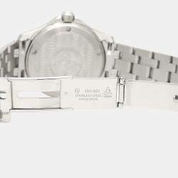 Pre Owned Omega Seamaster Quartz Stainless Steel Men's Wristwatch 35.5 mm