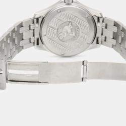 مملوكة مسبقًا ساعة يد رجالية أوميغا سيماستر كوارتز ستانلس ستيل 37 مم