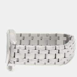 مملوكة مسبقًا ساعة يد رجالية أوميغا سيماستر كوارتز ستانلس ستيل 37 مم