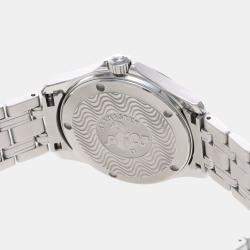 مملوكة مسبقًا ساعة يد رجالية أوميغا سيماستر ستانلس ستيل كوارتز 36 مم