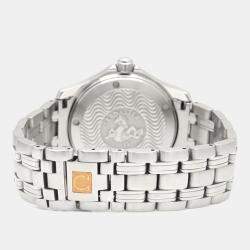 مملوكة مسبقًا ساعة يد رجالية أوميغا سيماستر أوتوماتيك ستانلس ستيل 36 مم