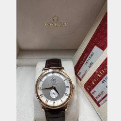 Pre Owned Omega De Ville Prestige 4614.30.02 Automatic 18K Rose Gold Men's Wristwatch 39 mm