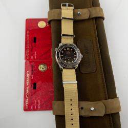 Pre Owned Omega Seamaster 210.90.42.20.01.001 Automatic Brown Stainless Steel Men's Wristwatch 42 mm