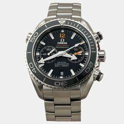 Pre Owned Omega Seamaster Planet Ocean 232.30.46.51.01.003 Automatic Black Stainless Steel Men's Wristwatch 45.5mm