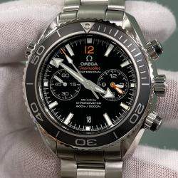 Pre Owned Omega Seamaster Planet Ocean 232.30.46.51.01.003 Automatic Black Stainless Steel Men's Wristwatch 45.5mm