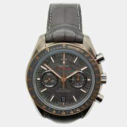 Pre Owned Omega Speedmaster Dark Side of the Moon Meteorite 311.63.44.51.99.001 Automatic Meteorite Ceramic Men's Wristwatch 44.25mm