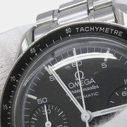 Pre Owned Omega Speedmaster 3510.5 Automatic Black Stainless Steel Men's Wristwatch 39 mm