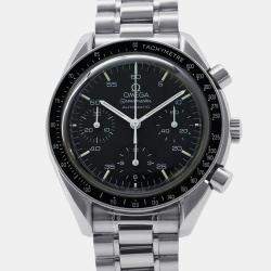 Pre Owned Omega Speedmaster 3510.5 Automatic Black Stainless Steel Men's Wristwatch 39 mm