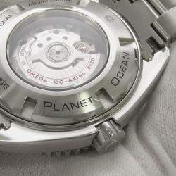 Pre Owned Omega Seamaster Planet Ocean 232.30.38.20.04.001 Automatic White Stainless Steel Men’s Wristwatch 37.5 mm