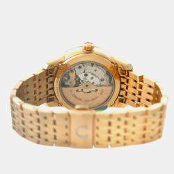 Pre Owned Omega De Ville 431.50.41.21.52.001 Automatic White diamonds 18k rose gold Men's Wristwatch 41 mm