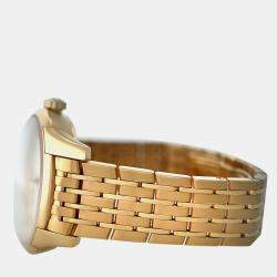 Pre Owned Omega De Ville 431.50.41.21.52.001 Automatic White diamonds 18k rose gold Men's Wristwatch 41 mm