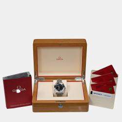 Pre Owned Omega Planet Ocean GMT 215.30.44.22.01.001 Automatic Black stainless steel Men's Wristwatch 43.5 mm