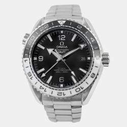 Pre Owned Omega Planet Ocean GMT 215.30.44.22.01.001 Automatic Black stainless steel Men's Wristwatch 43.5 mm