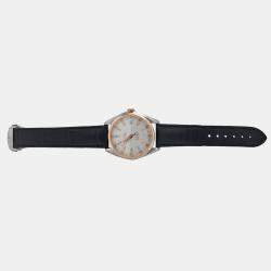 Pre Owned Omega Seamaster Aqua Terra 231.23.42.21.02.001 Automatic White 18k yellow gold stainless steel Men's Wristwatch 41.5 mm