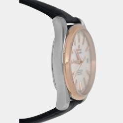 Pre Owned Omega Seamaster Aqua Terra 231.23.42.21.02.001 Automatic White 18k yellow gold stainless steel Men's Wristwatch 41.5 mm